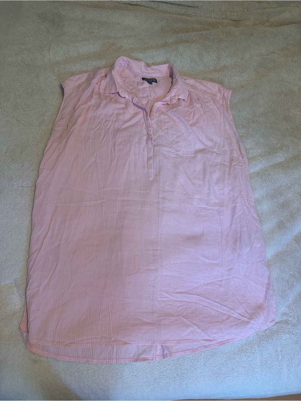 J.Crew Pastel Pink Button-Up Shirt